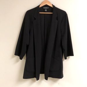 New York Clothing Co.  Dark Black Lightweight Jacket—3X